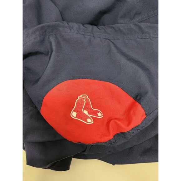VTG Nike Team Boston Red Sox Windbreaker Jacket Men's XL 1/2 Zip Pullover Vented - Picture 8 of 10